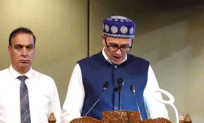 jkchanneltv's tweet image. Jammu and Kashmir CM Omar Abdullah addresses North Zone Regional Conference organised by J&K Legal Services Authority at SKICC in Srinagar. "I commend the J&K Legal Services Authority to amend its legal aid rule to include retired defence personnel... Justice in our times, must…