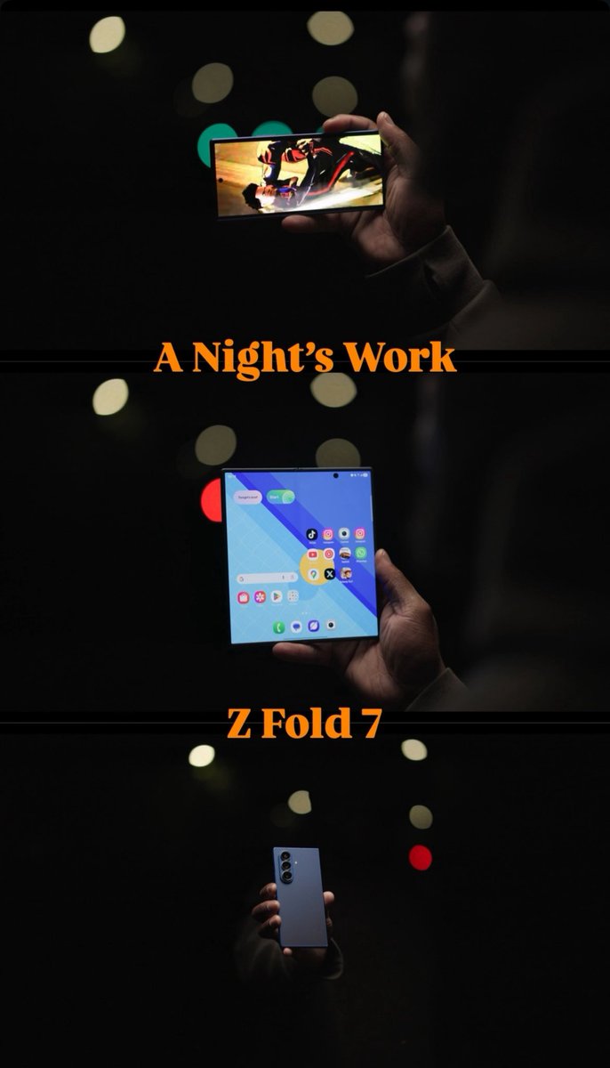LoverOfTechBA's tweet image. Z Fold 7🤌🏿