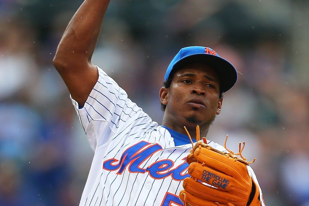 metsrewind's tweet image. July 26, 2015: Jenrry Mejia pitches a scoreless inning vs @Dodgers. It would be his last @MLB appearance after testing positive for PEDs a second time. Mejia was &quot;banned for life&quot; after a third positive test (2016), but later reinstated (2018) and signed w/@RedSox.