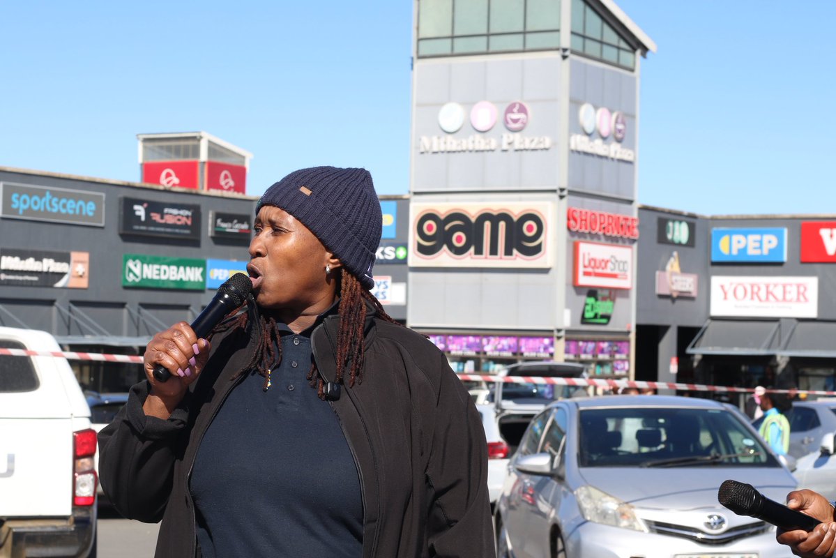 RAF_SA's tweet image. Lungelwa Jango from RAF East London engaged the Mthatha community and UCR FM listeners today at Mthatha Plaza. She unpacked how to claim from the RAF and addressed our ongoing work to clear the backlog.
#ICare²