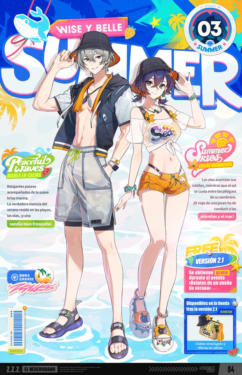 El Neoeridiano, vol. 03 | ¡A la playa! ¡Vamos a la playa! 

#zzzero #zenlesszonezero