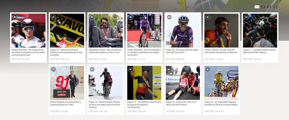 Lucas García 📻 (@lucasgarper) on Twitter photo 🎙️ En especial del #TDF2025 de <a href="/rne/">Radio Nacional</a> no solo contamos carrera. Cuidamos el producto e intentamos que quede bonito
🔊 Con la ayuda de los compis de digital, todo lo que ha ido sonando en los programas del Tour en <a href="/TABLERO_RNE/">Tablero Deportivo RNE</a>, se van poniendo aquí 👇
🔗rtve.es/play/radio/col… 🎙️ En especial del #TDF2025 de <a href="/rne/">Radio Nacional</a> no solo contamos carrera. Cuidamos el producto e intentamos que quede bonito
🔊 Con la ayuda de los compis de digital, todo lo que ha ido sonando en los programas del Tour en <a href="/TABLERO_RNE/">Tablero Deportivo RNE</a>, se van poniendo aquí 👇
🔗rtve.es/play/radio/col…