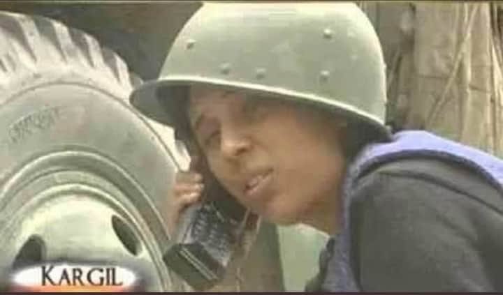 Barkha Dutt carried a satellite phone in Kargil which made her location traceable, Her camera &amp; light flips on Tiger Hill made Pakis spot the light &amp; had a fix on the location. Later artillery rained the same place leaving 4 martyrs

This is how traitor looks like.