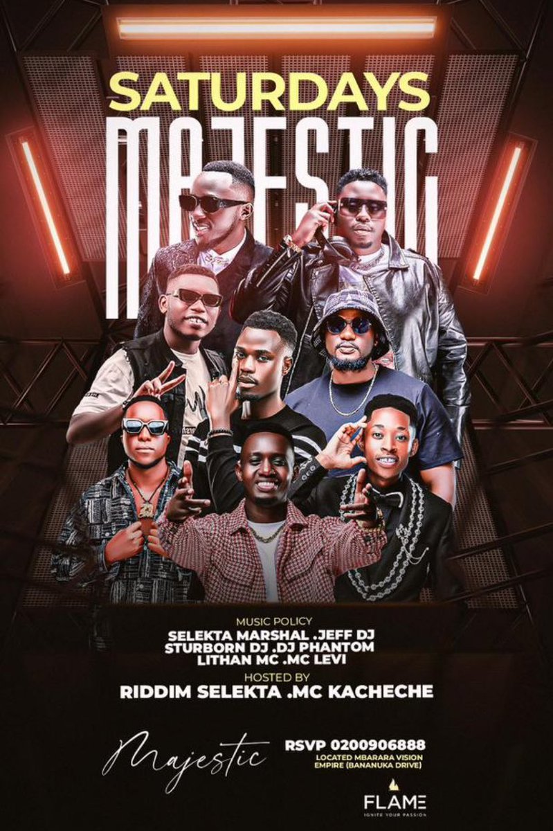 Acleoug's tweet image. Everyone it’s #MajesticSaturdays🔥🔥🔥 lets all turn up for weekend vibes at Majestic Vision empire💃💃