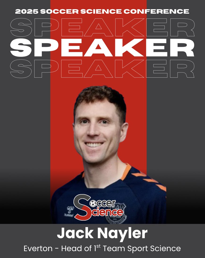 🚨 SPEAKER CONFIRMED 🚨 

Completing our 'Football Fitness' panel discussion is Everton's Head of Sport Science, Jack Nayler.

Jack has worked at some of the biggest clubs in the world including Chelsea, Real Madrid &amp;amp; PSG!

📅 27/8/25
📍 SGP
🎟️  shorturl.at/9gvJs