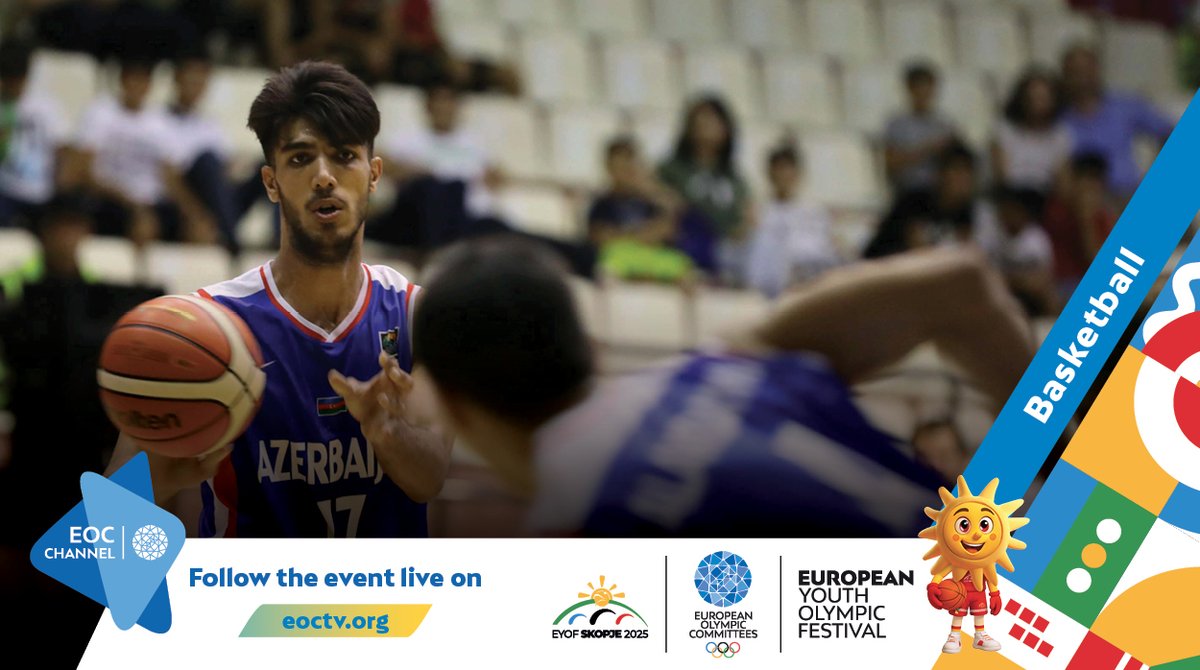 🎉Final day at #EYOFSkopje2025 🇲🇰
Young athletes close the week with passion and excellence!
Today's events include:
🏃 Athletics
🏸 Badminton
🏀 Basketball

📺Watch all competitions LIVE and on demand👇
EOCTV.org
🌐Streaming schedule: eurolympic.org