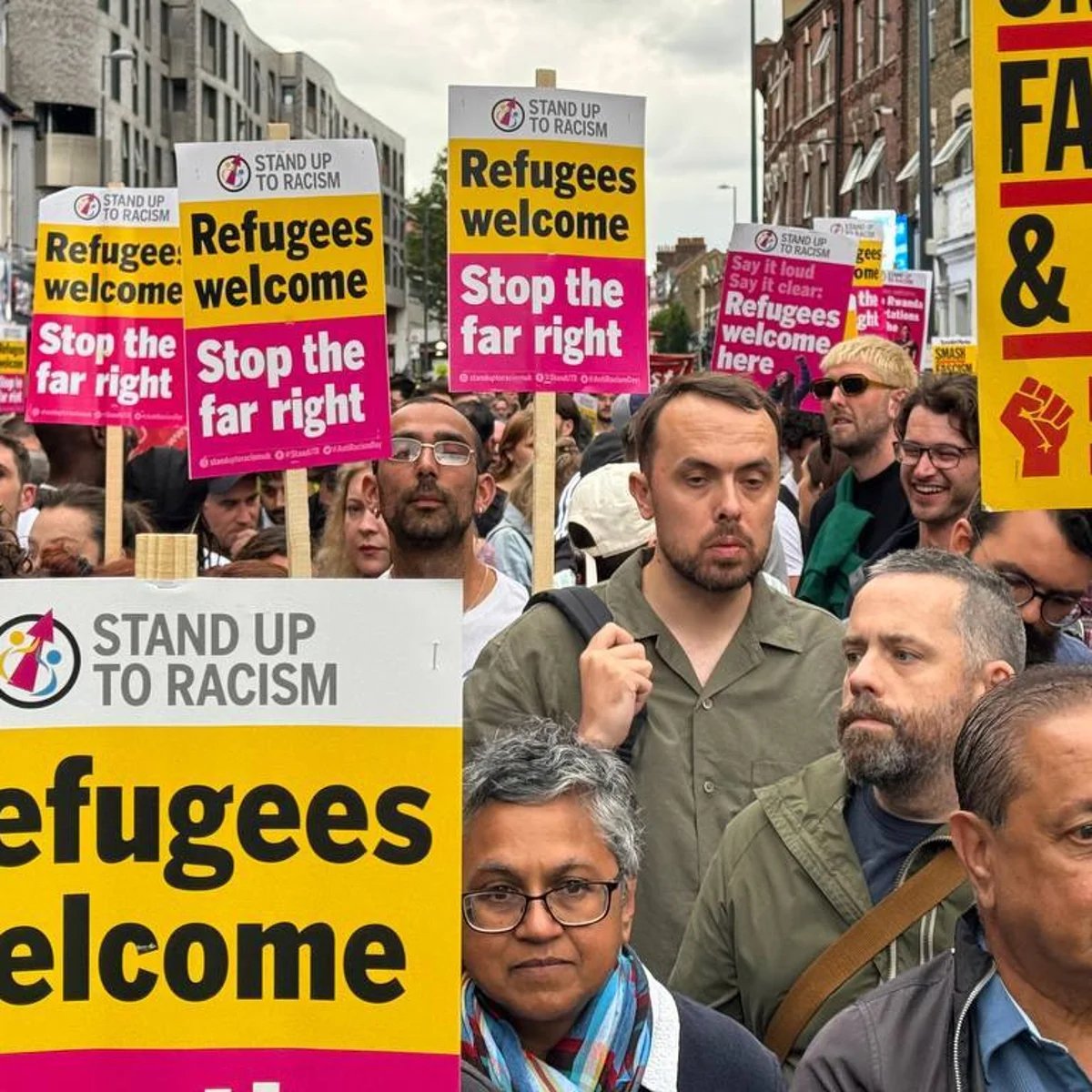alexrubner's tweet image. Everyone pictured with these signs is old enough to know that SUTR is a front for a rape cult.