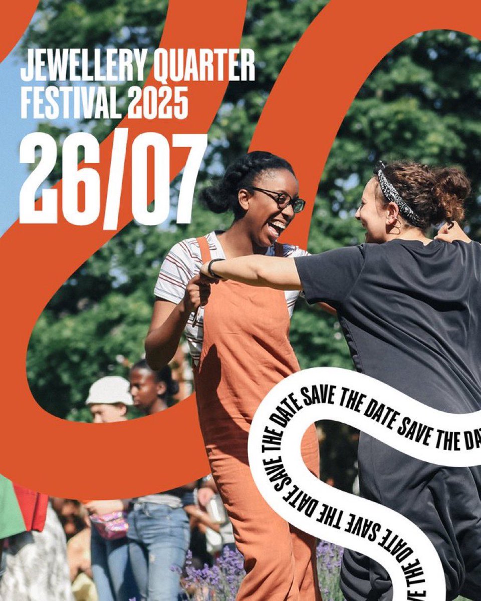 🎉 The #JQFestival kicks off today! Expect live music at #StPaulsSquare, #VintageCars &amp; craft stalls at #GoldenSquare,  cemetery tours &amp; a rare peek inside <a href="/SoJ_BCU/">School of Jewellery</a> School of Jewellery 💎 Don’t miss it! Full guide 👉 thejewelleryquarter.org/festival/ #JQLife #JQFestival
