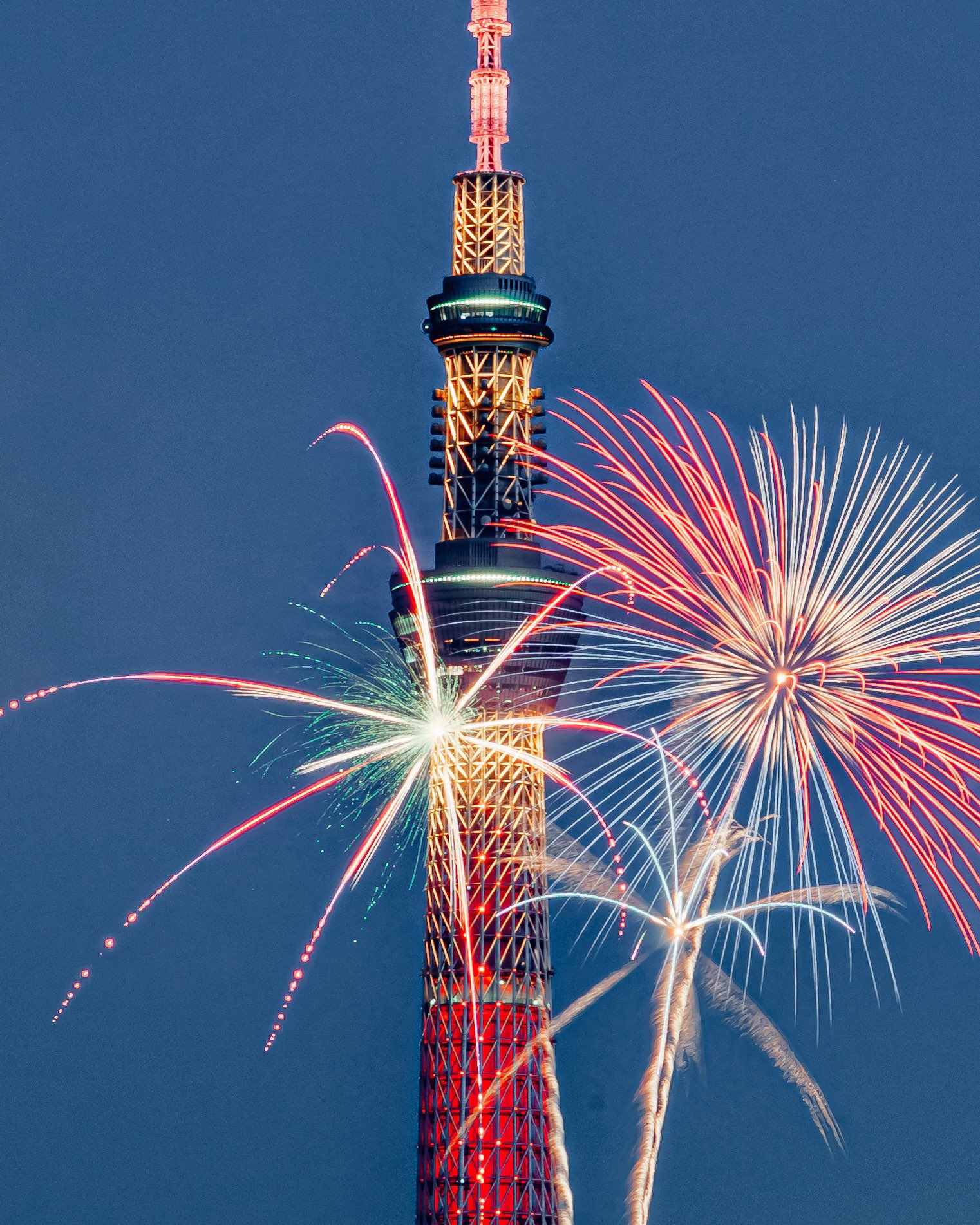 花火写真⑨ 第30回Fukuoka東区花火大会𓂃 𓈒𓏸🎇 ⁡ 来年はどこから撮ろう