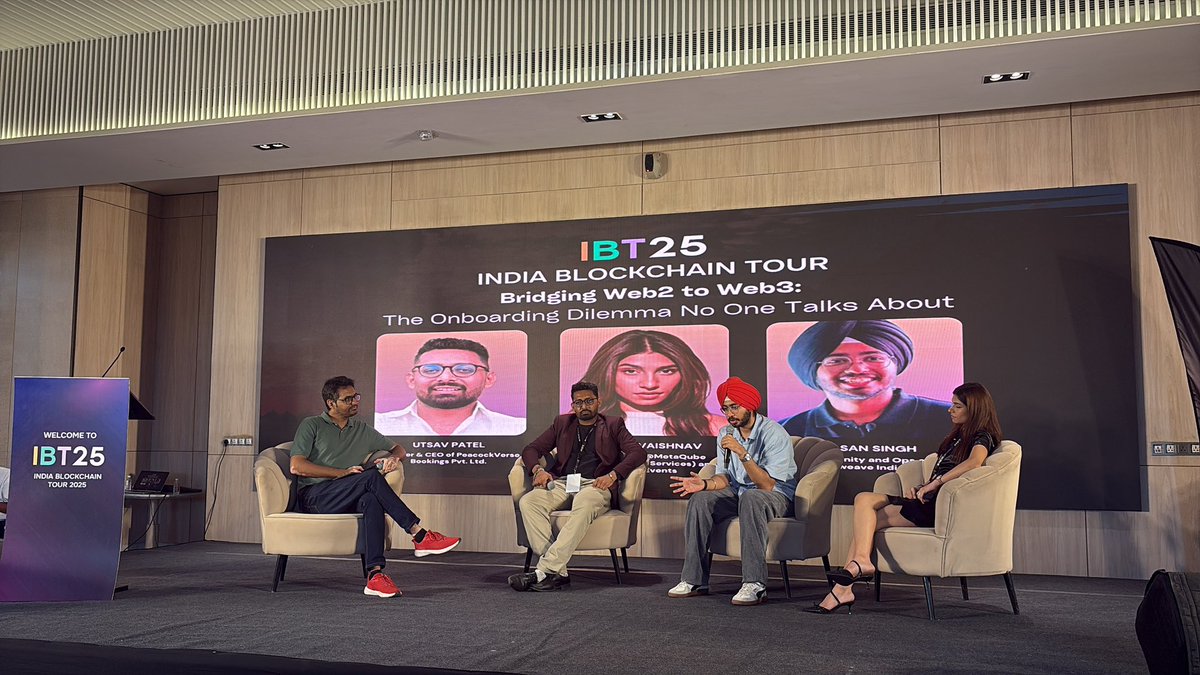 mehulaswar06's tweet image. The energy is electric at IBT’25 – Ahmedabad Node.
Proudly repping @icr_india crypto at the heart of it, where we are empowering crypto investors, invest with conviction.
Come find us, say hi 👋, and let’s talk the future of crypto investments.
#IBT25 #indiacryptoresearch