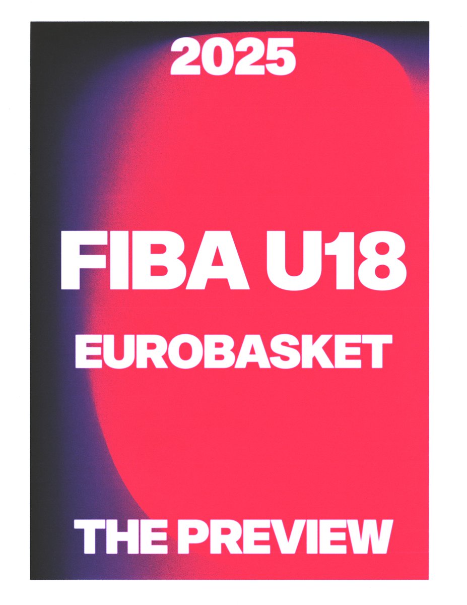 FIBA U18 EuroBasket 2025 – The Preview

Hottest European tournament of the summer finally tips off today, as the continent’s top U18 talents get ready to battle it out in Belgrade, Serbia!

As always, let’s take a look at all the teams and the Players to Watch

Thread below 🧵⬇️
