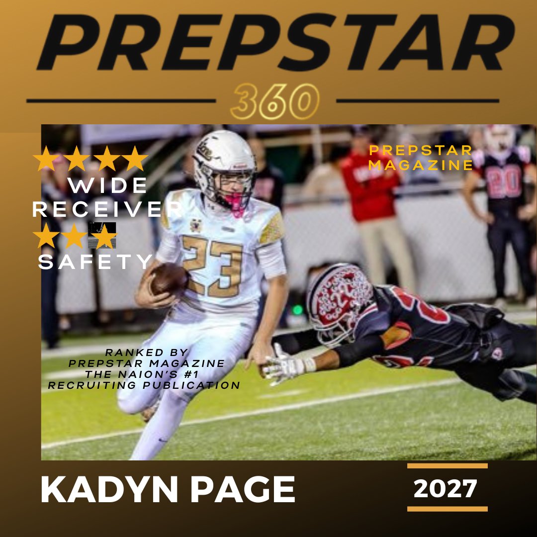 Big shoutout and welcome <a href="/KadynPage23/">Kadyn Page</a> on the <a href="/CSAPrepStar/">PREPSTAR</a> team!

hudl.com/video/3/193966…