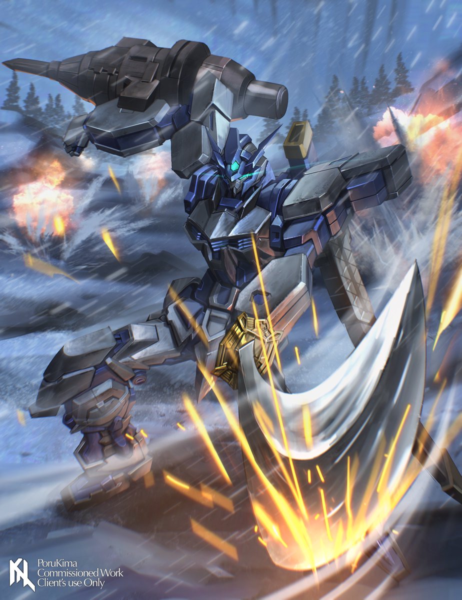 PoruKima's tweet image. Last Resort 🔥
VANDER//Custom Gundam

Art for @Cauchenar 
Thank you!
