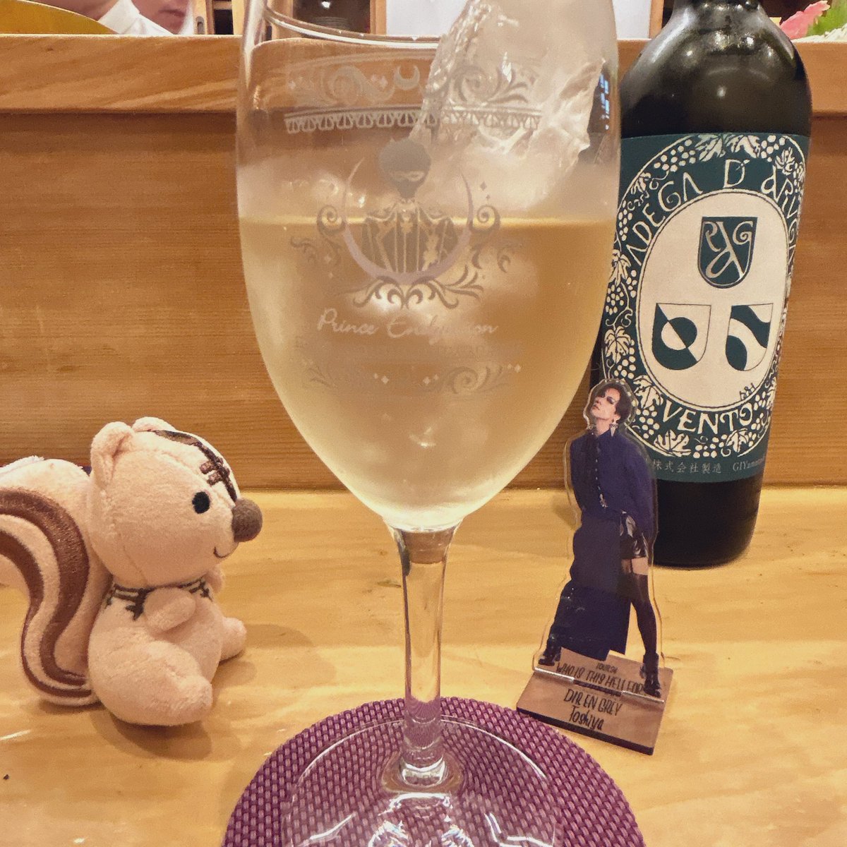 「高崎にも仙台にも連れてってくれないんだな」の圧をかけるりすかわいい🐿️
それ以上にかわいいとしやさんサイコー！！！
グラスはエンディミオン🌙🌏