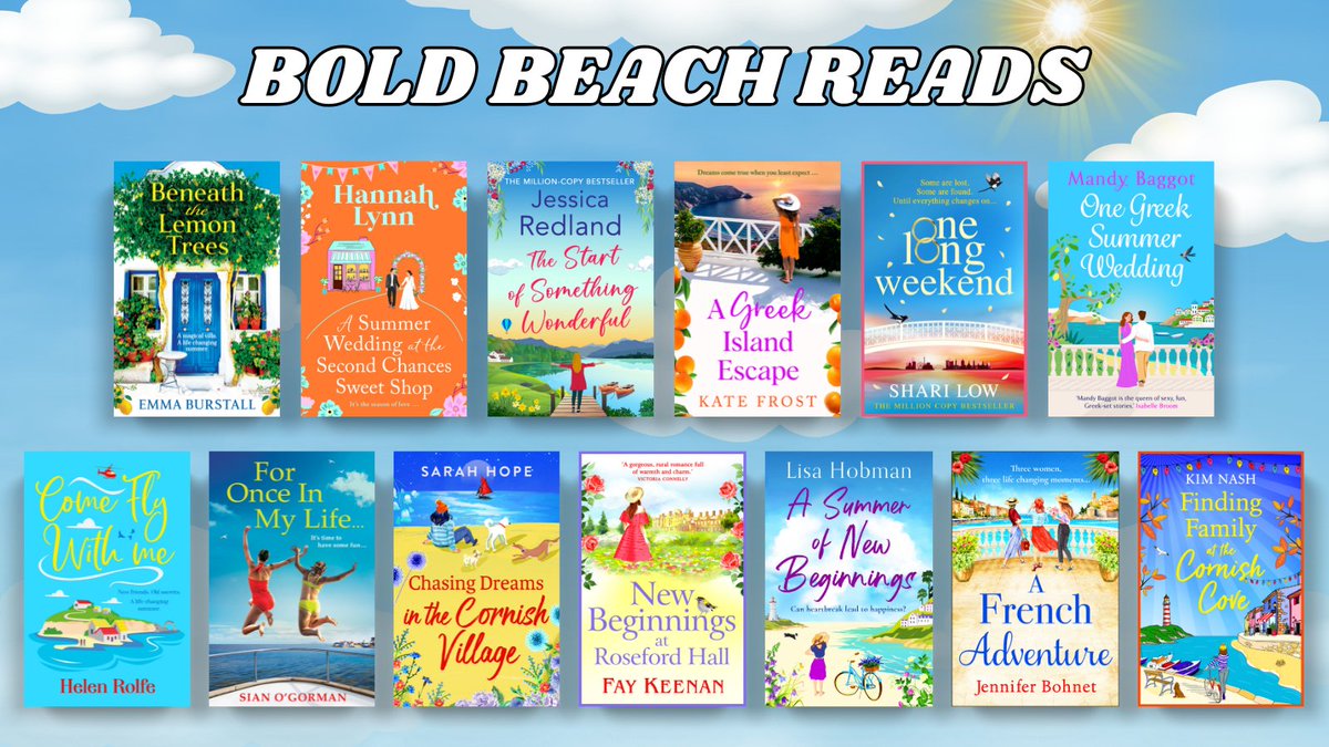 BoldwoodBooks's tweet image. Escape to the sunshine with these gorgeous getaway reads ☀️ Available at The Works for £3 each or 3 for £7.50, both in-store and online 📚