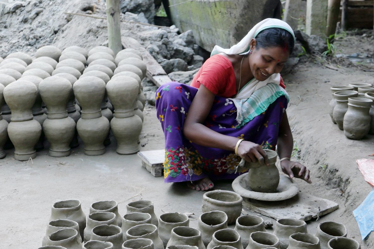 "Message in a clay pot"

#Majuli