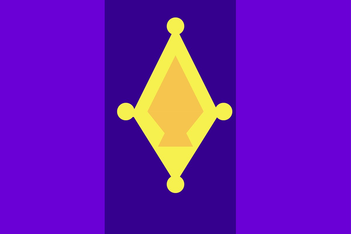 CharonCart's tweet image. I kinda reworked Lyra flag (Left is old and right is reworked one)