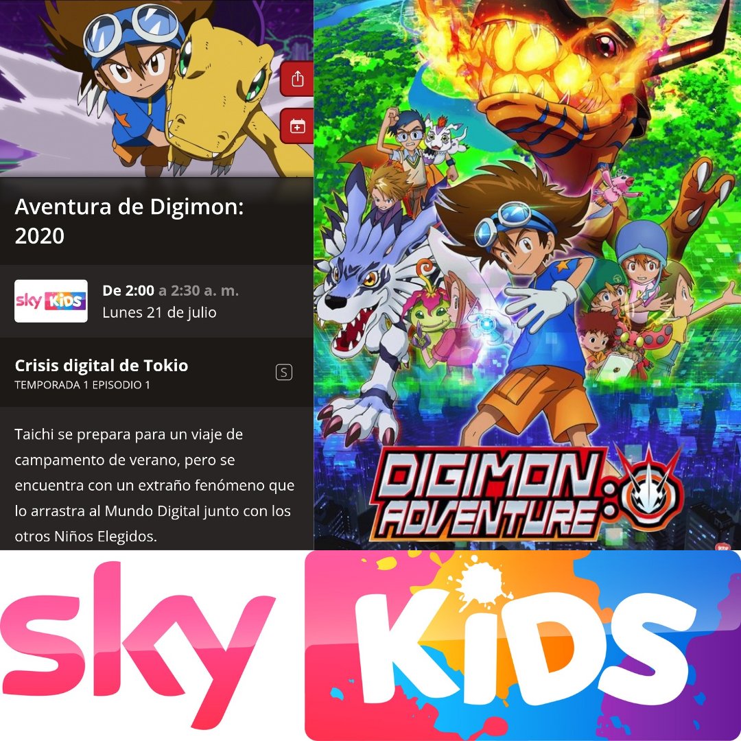 Digimon_Freaks's tweet image. Digimon Adventure: se está emitiendo en Reino Unido a través de Sky Kids.
Parece que lo han añadido tan rápido a la programación que muchas guias aún no lo han añadido a la programación.
#Digimon #DigimonAdventure #デジモン #DigimonAdventure2020