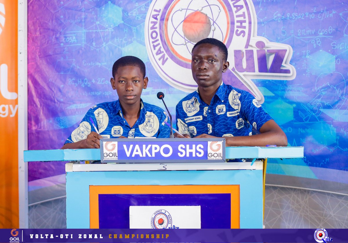 NSMQGhana's tweet image. VOLTA-OTI ZONAL CHAMPIONSHIP:
In our last First Stage contest, we have:
Awudome SHS
Bishop Herman College
Vakpo SHS
@Goil_Official
#NSMQ2025 #Primetime