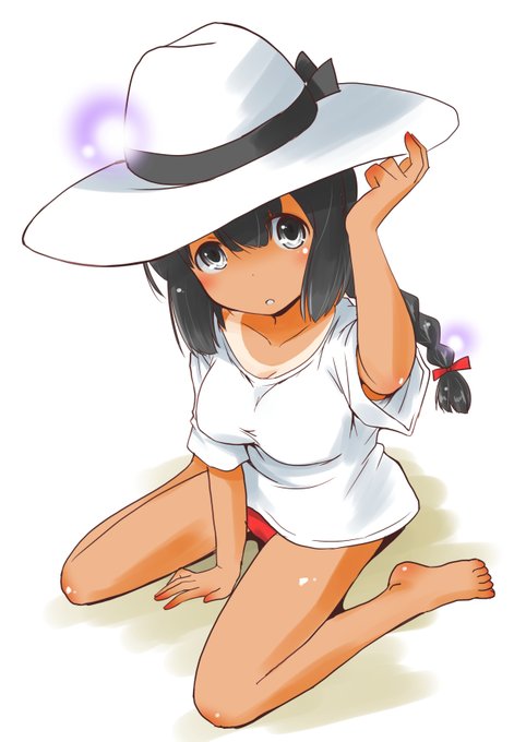 #無言で帽子をかぶったイラストを貼る見た人も貼る 