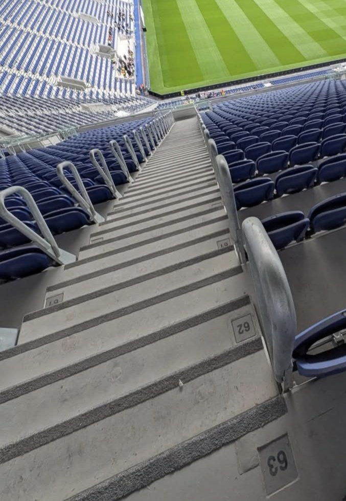Goodison v Bramley Moore...it'll take a while to adjust.
Stamping on concrete when we get a corner won't be the same.