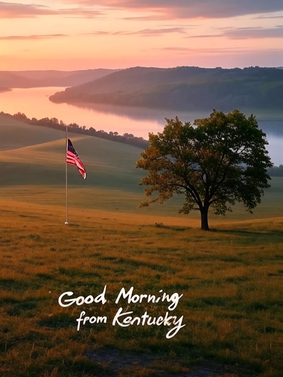 Good Saturday Morning from Kentucky! Wishing you a safe and wonderful day!