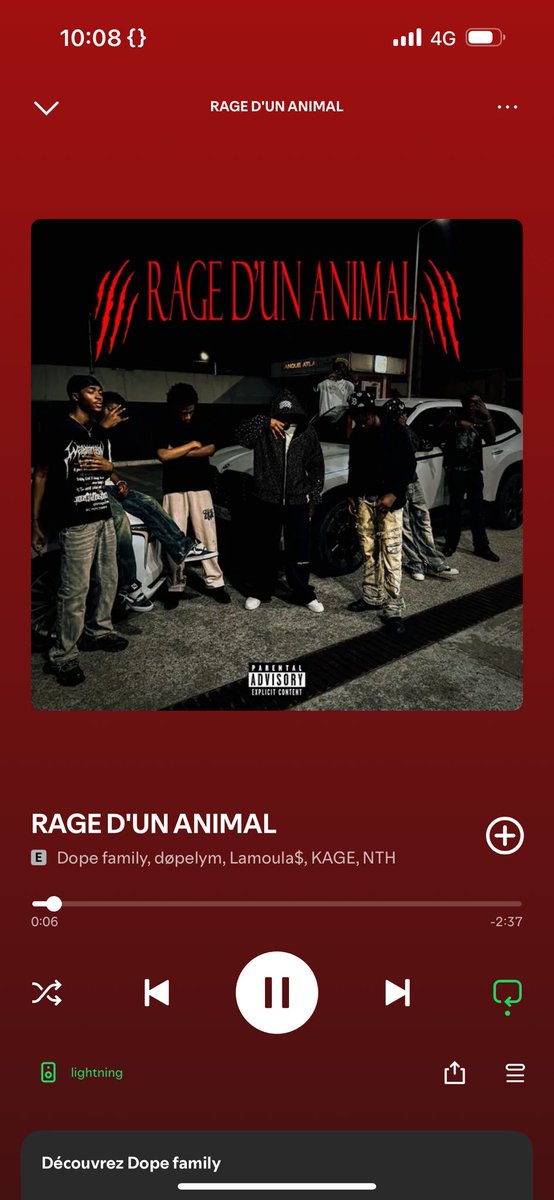 lpnjf_sidy's tweet image. 🚨WARNING🚨
Le fameux morceau de @Dopelymofficiel qui faisait la trend sur tiktok « RAGE D’UN ANIMAL » est enfin disponible sur les plateformes de téléchargement .
Toute LA DOPEFAMILY est présente ❤️