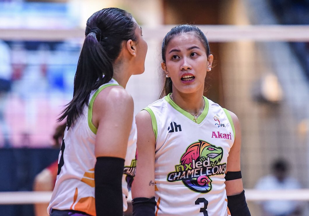 jianfics's tweet image. STATISTICS VS PLDT (3 sets):
Ej Laure-Cariño
11 points
10 attacks
1 block
Lyann De Guzman
9 points
8 attacks
1 block
#PVL2025