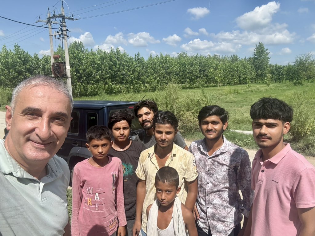 On the way to Almora my Jimny had a puncture…in a village that google took me thru due to road closures for the Kanwar Yatra. 
These kids changed the wheel I offered them money, offered to buy them cold drinks they just kept refusing…one said sir even we go on the road and