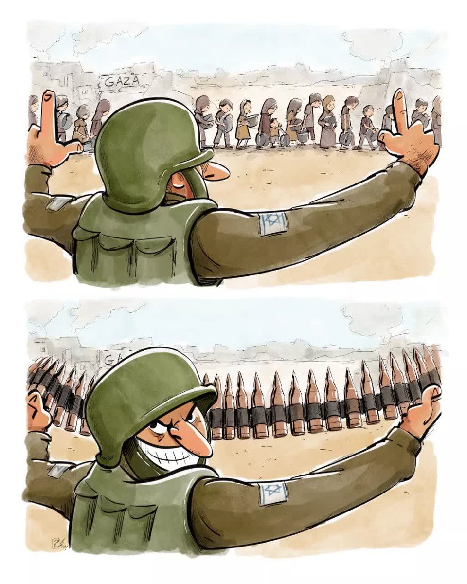 Martin_i_Droiti's tweet image. File d'attente pour la nourriture ou file d'attente pour tuer ?