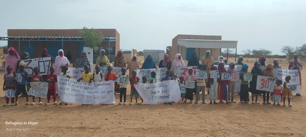 Mayor_khalil's tweet image. The inhumane #Agadez centre is a hub for human trafficking. Trading in the name of the #UNHCR. It's time for all this corruption to end.
Let's provide psychosocial support in solidarity with @refugeesniger now. Refugees deserve better.
✊✊✊✊✊✊✊