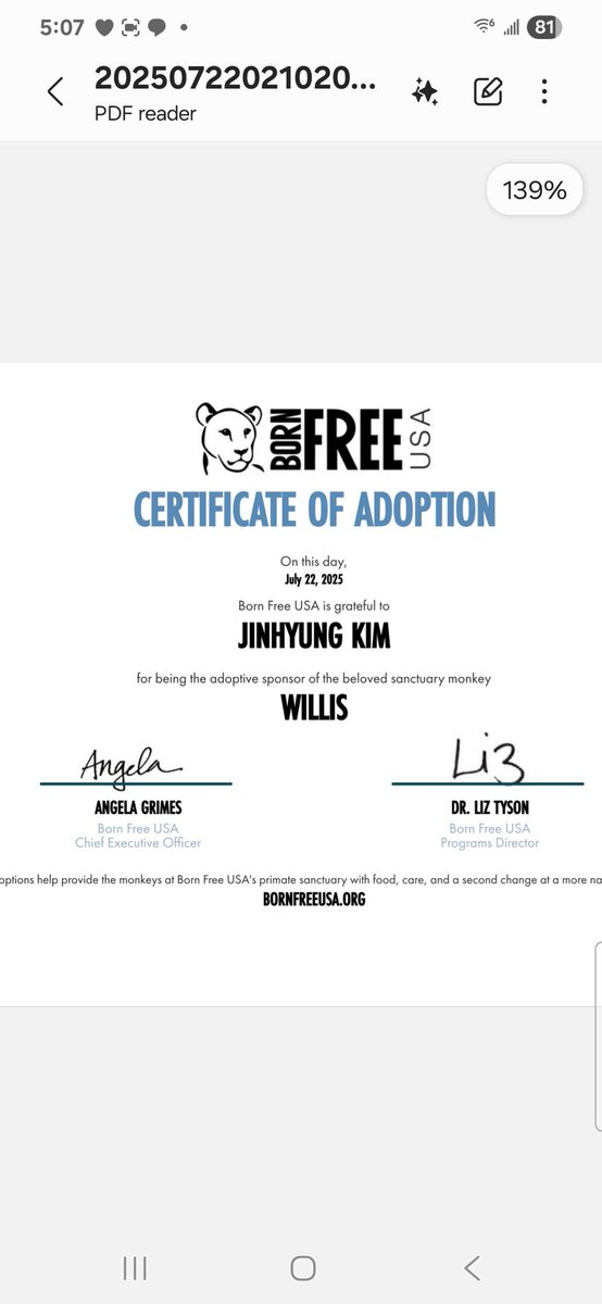 moon_teeth_bst's tweet image. Sooo for hyun's birthday I "adopted" a monkey from a sanctuary in his name....and got to tell him!! #XLOV #HYUN