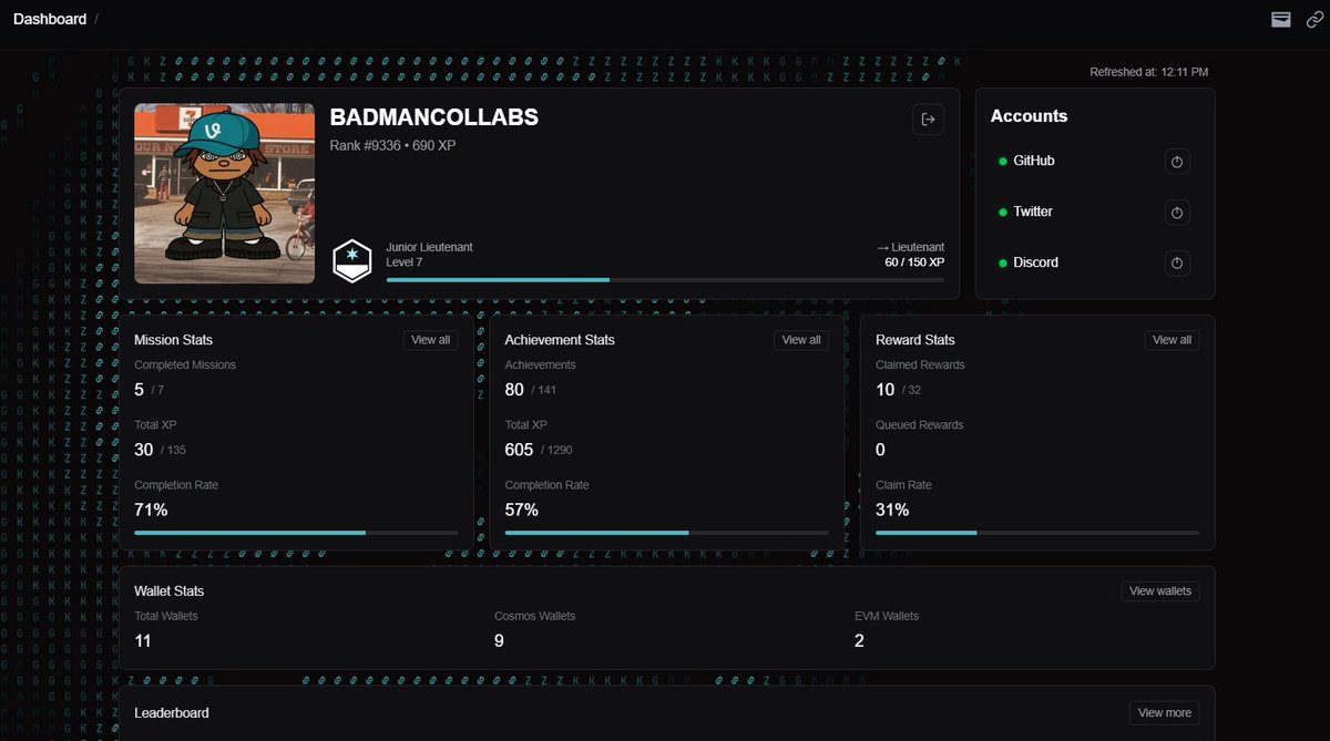BadManCollabs's tweet image. Before the last task was introduced my rank on was 6k now I’m ranking 9k because I haven’t completed any of the task
I need the bteam to bring back XION to OSMOSIS please make the chain available again.
Also how do I get 130 BABY faucet or where can I buy it? I need to complete…