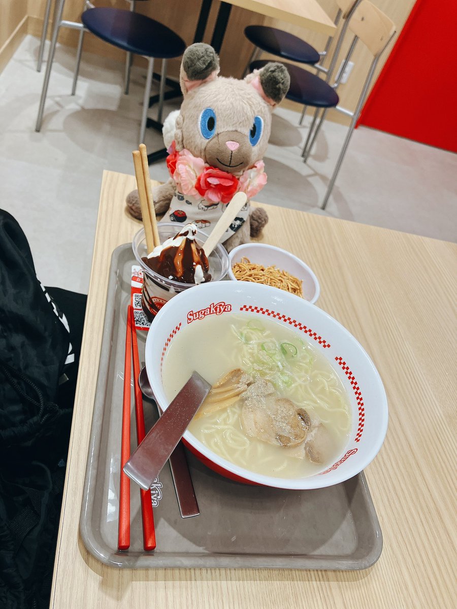 tier1kun's tweet image. これがうわさのすがきや🍨✨
いわんこさいずのラーメンもあるね❣️
でっかいラーメンもおいしいの🍜❓
ちゅる…さっぱりでおだしのきいたおあじ✨
かいぬしくん、またこよまたこよ❣️🐶
#ポケモンのいる生活 #イワンコといっしょ