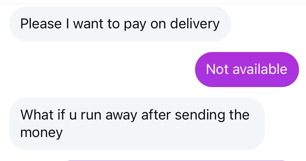 Levinne__'s tweet image. You’ll put your store address in two countries in caption and still get messages like this 🤣
