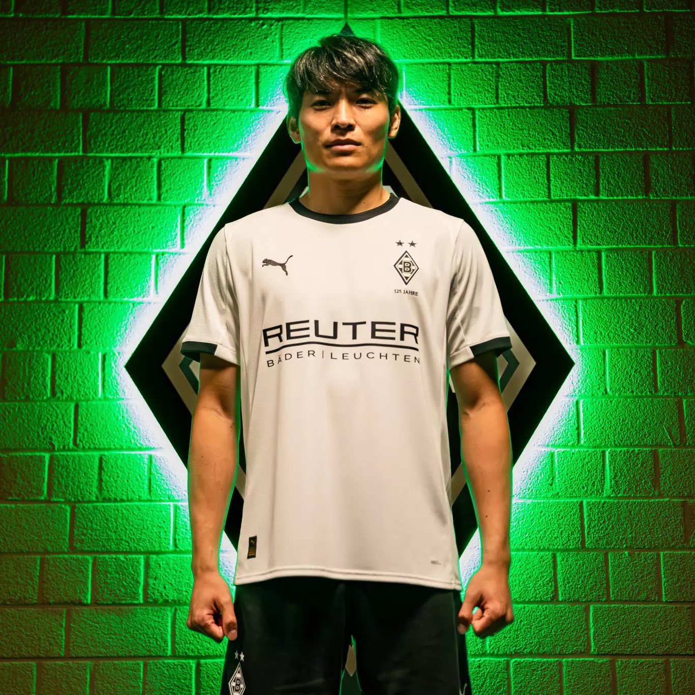 ボルシアMG 町野修斗　25-26 ユニフォーム ボルシアMG 25/26 町野修斗 公式ユニフォーム ホーム 半袖