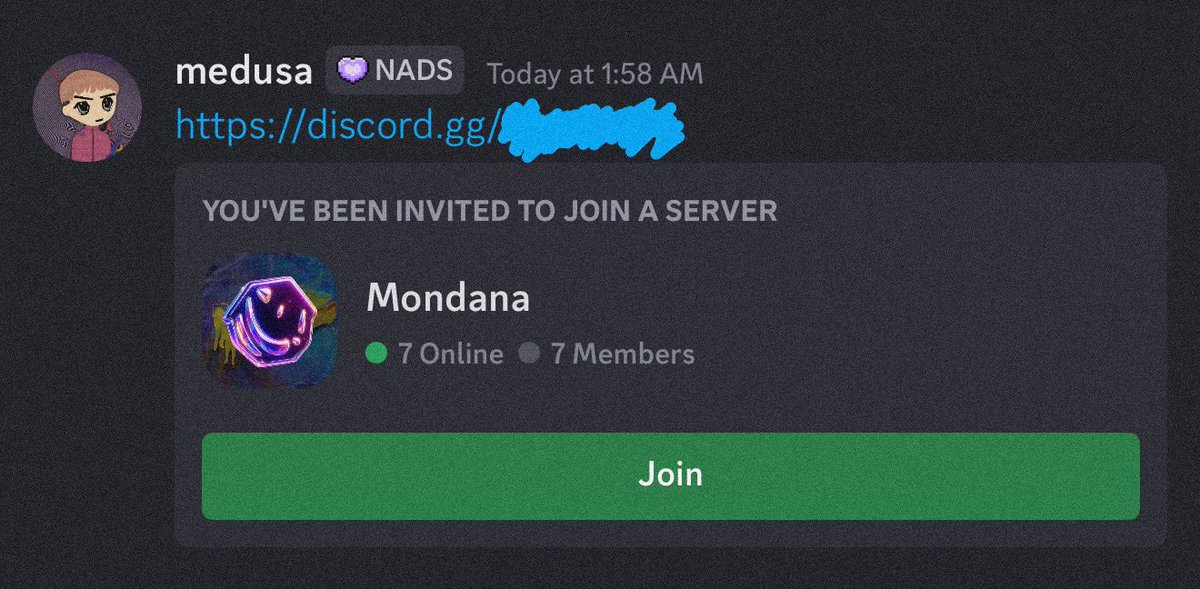 medusa_apple's tweet image. “CAN U INVITE ME?”

🌟 alpha: turn on notis for @mondanabaddies 🔔

limited early-baddie role coming 🔒🎀

first up: HQ members getting in now🫡

then… we go public 🌀🫣

*i’ll let you know before i drop the invite link… 

mondana.