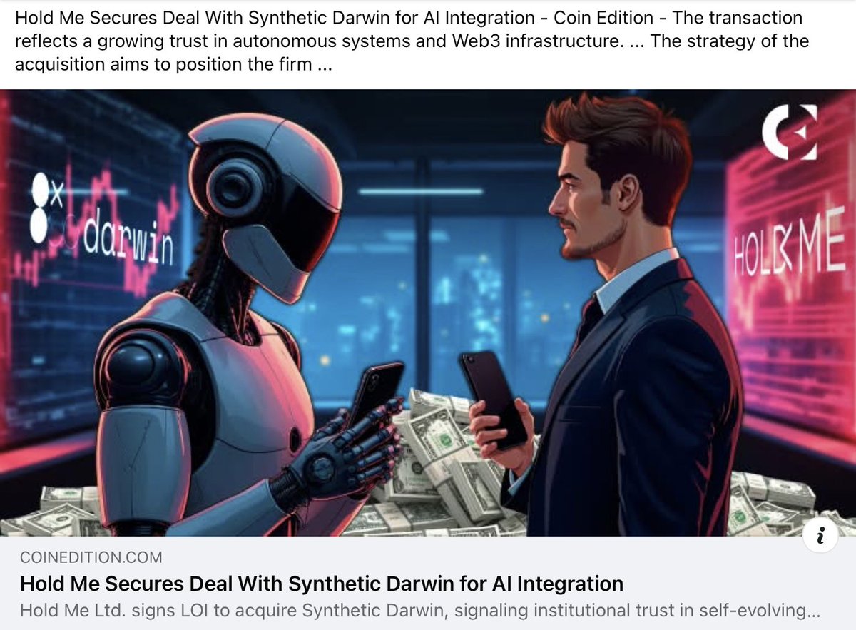 darwinslab_ai's tweet image. Interesting Read - coinedition.com/hold-me-secure…