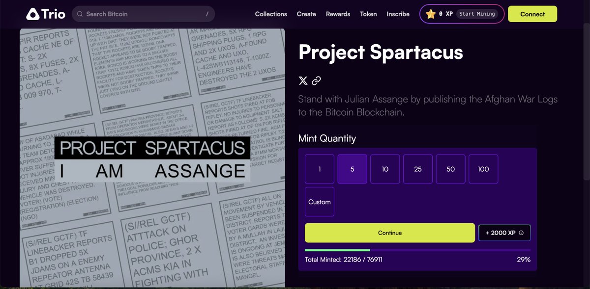 sjen_anoubis's tweet image. Close to 30% of @projspartacus minted in the first day !!!!
It was clear this would be a slow cook!
This is not a pump your bags project
This is support Freedom, support the good cause!
What you doing with a Big Bag if you ain't free?