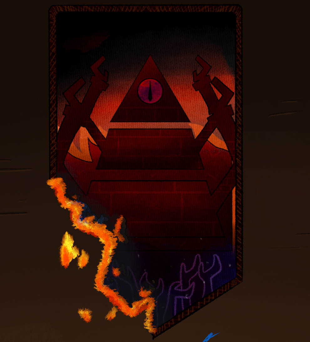 WitteberdHeart's tweet image. tis done!
The Tarp of Azazel's Reign!
#OC #GravityFalls
