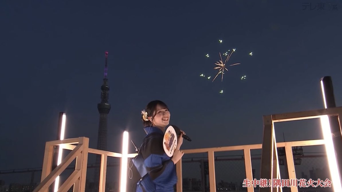 EqualSaito's tweet image. 真っ暗な空に恋の花 #夏祭り恋慕う #イコラブ