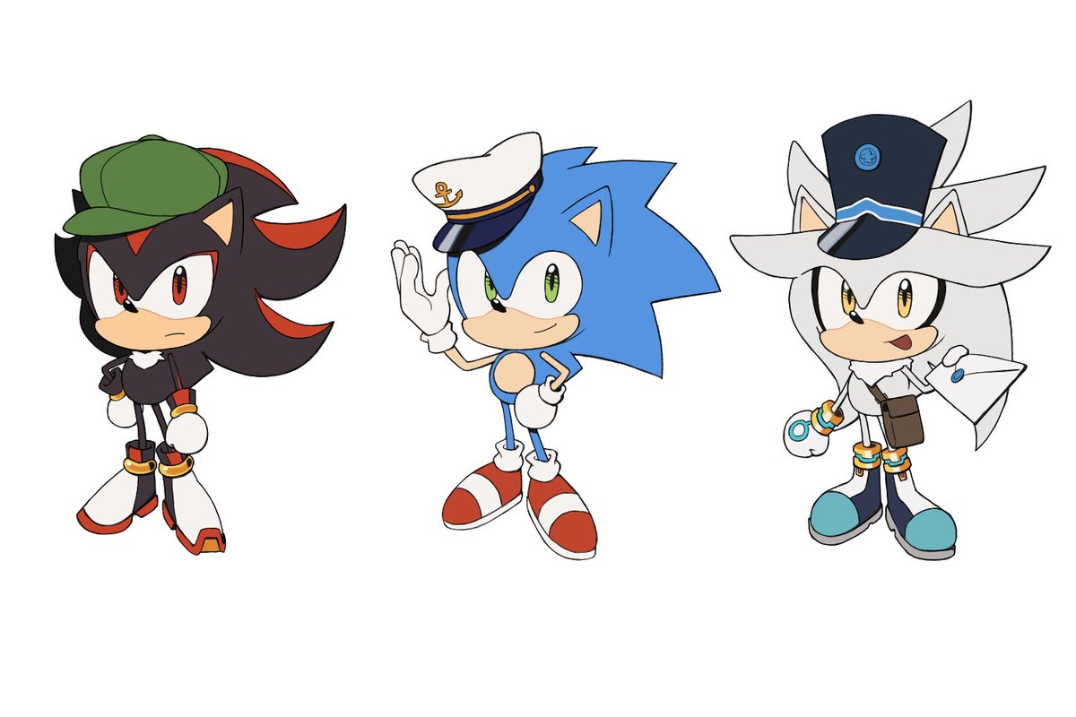 presalewinter's tweet image. #SonicTheHedgehog #SilverTheHedgehog #ShadowTheHedgehog