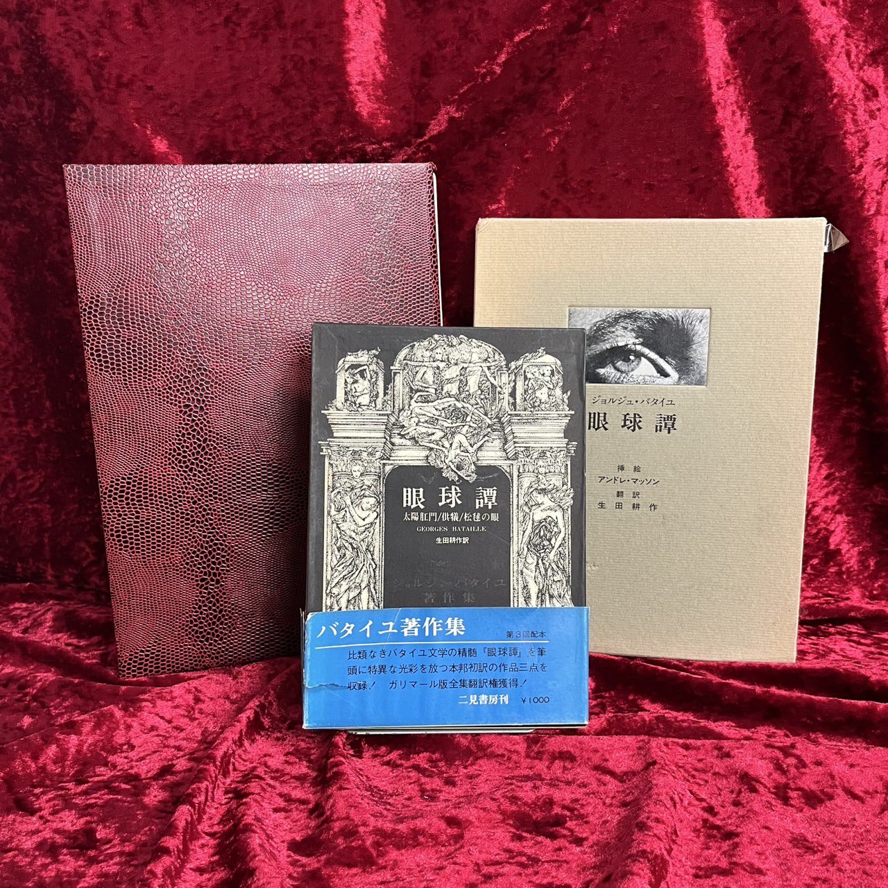 【初版】眼球譚/ジョルジュ・バタイユ (約翰舎）翻訳:生田耕作(1984・古書) 眼球譚 (1984年) | オーシュ卿, 生田 耕作 |本 | 通販 | Amazon