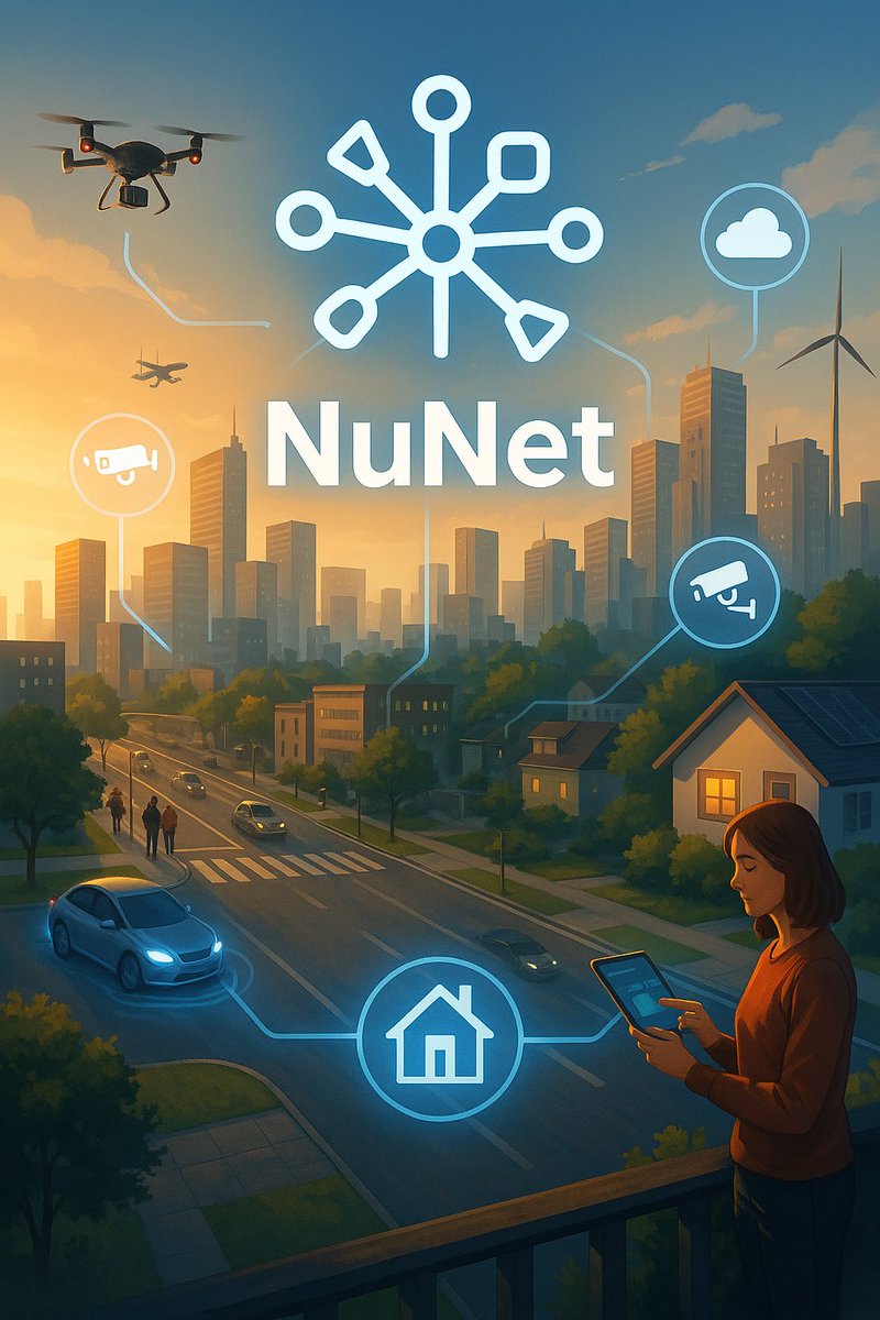 JonathanTJess's tweet image. NuNet will power the smart cities of the future.
From autonomous drones to intelligent energy grids, your everyday devices become part of a global network — delivering decentralized AI, seamlessly. The future runs on NuNet.