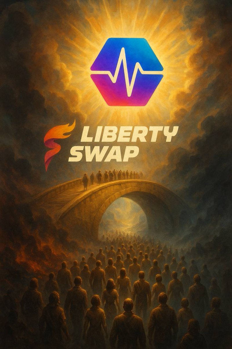 DCA4win's tweet image. In a world lost in the rat race, debt, monotony, and digital slavery a bridge appears: @LibertySwapFi 🔥

Cross it, and you enter #Pulsechain a new realm of sovereignty and freedom🙏

Break the chains.

Escape the Matrix.

Reclaim your power.

#Ethereum #Bitcoin #Binance #SOL