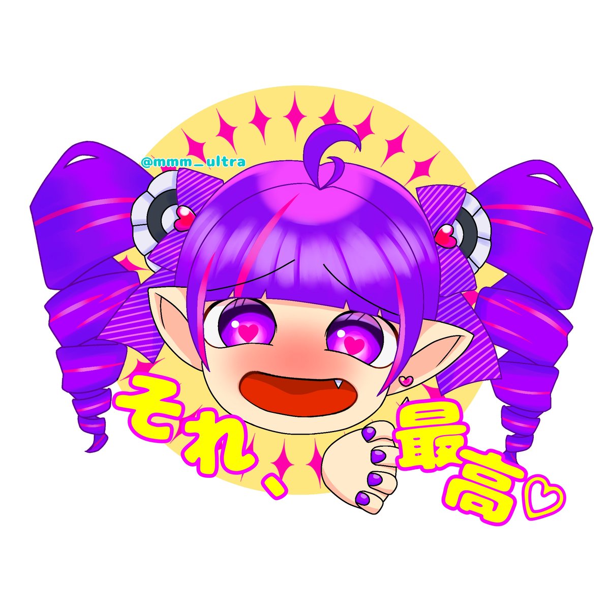 mmm_ultra's tweet image. #絵心サリー
LINEスタンプ風サリーさん