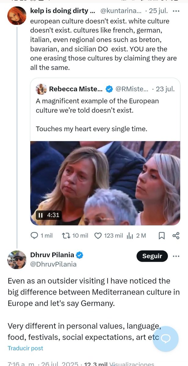 JaniceGreerRad's tweet image. Va a ser que descuartizar hasta considerar la cultura de Villarriba completamente distinta de la de Villabajo, también es racista