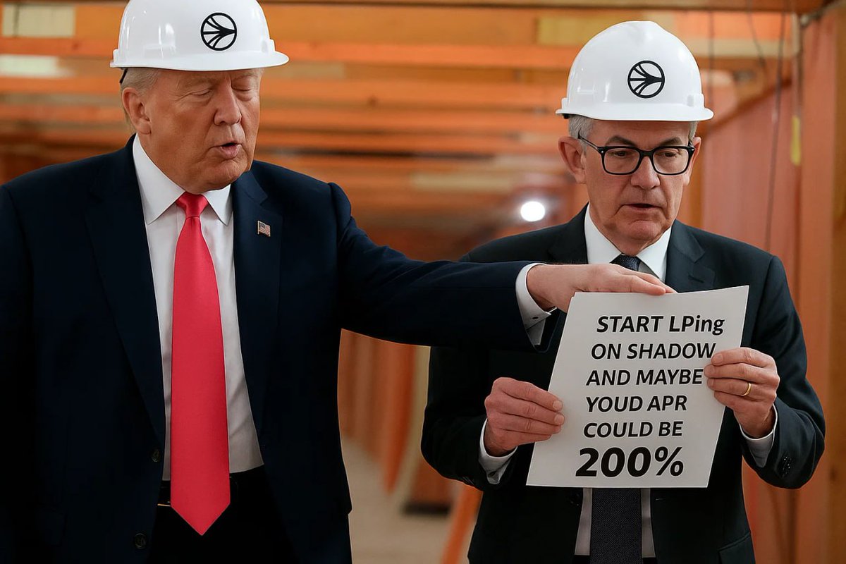 rezervemoney's tweet image. Powell tried to say 200%
but @shadowfinance said 506.9%
📊 RZR/scUSD pool is wide open via @soniclabs chain: shadow.so/liquidity