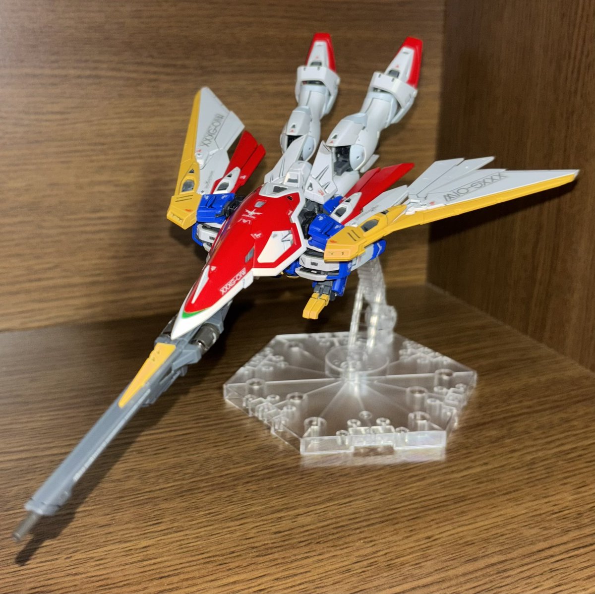 Hideyan021981's tweet image. 30周年㊗️おめでとう🎉
#ウイングガンダム 完成❣️👏👏
#ガンプラ #みりプラ #めこ丸隊
#ガンプラ好きとつながりたい
#機動戦士Wガンダム