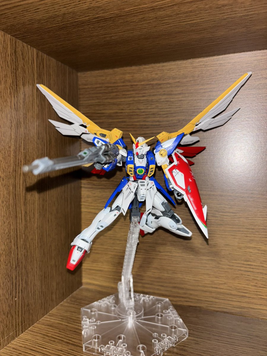 Hideyan021981's tweet image. 30周年㊗️おめでとう🎉
#ウイングガンダム 完成❣️👏👏
#ガンプラ #みりプラ #めこ丸隊
#ガンプラ好きとつながりたい
#機動戦士Wガンダム